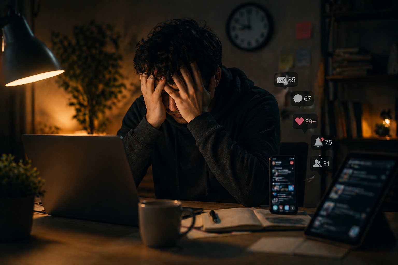 digital overload constant stimulation smartphone stress