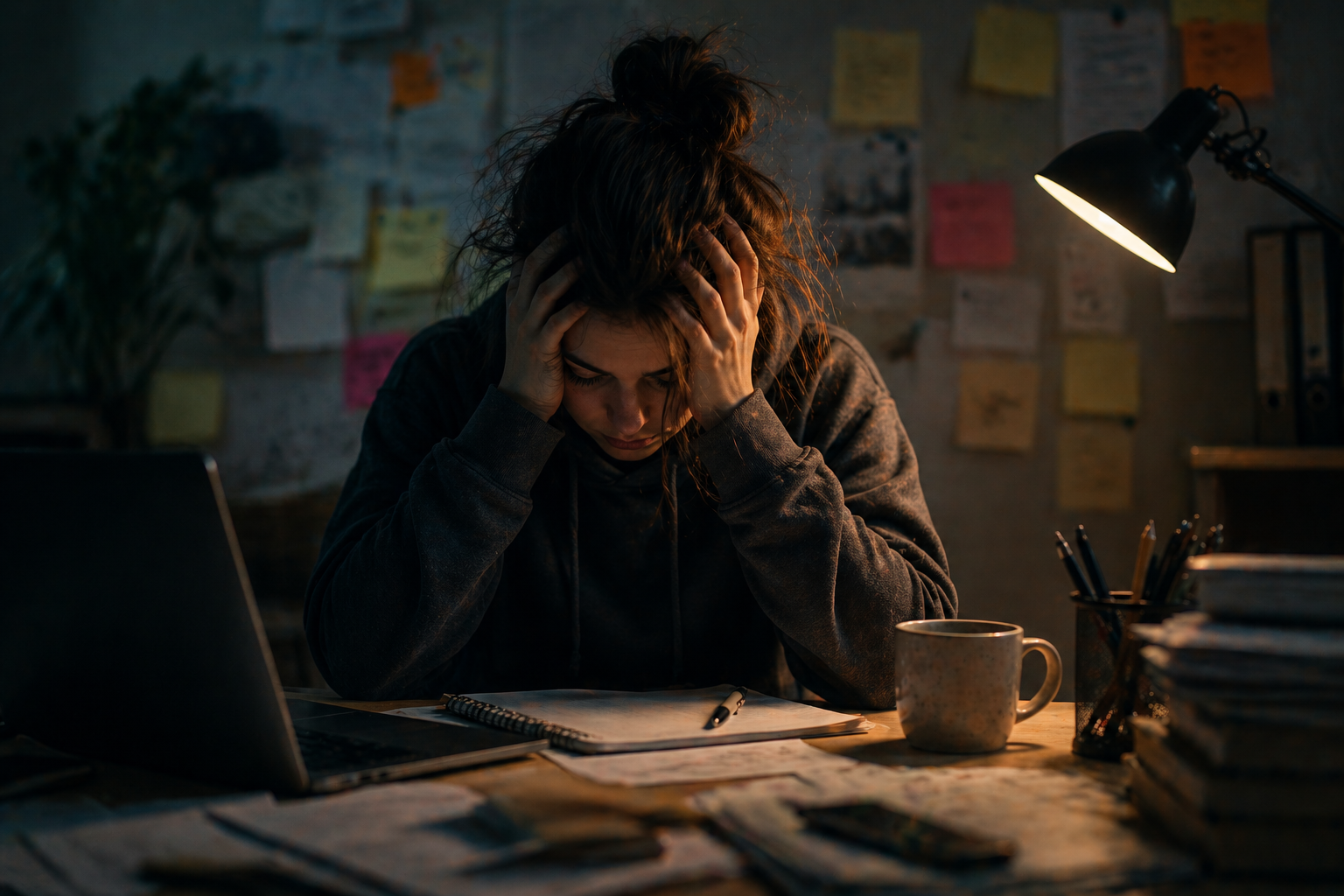 mental overload stress and burnout feeling
