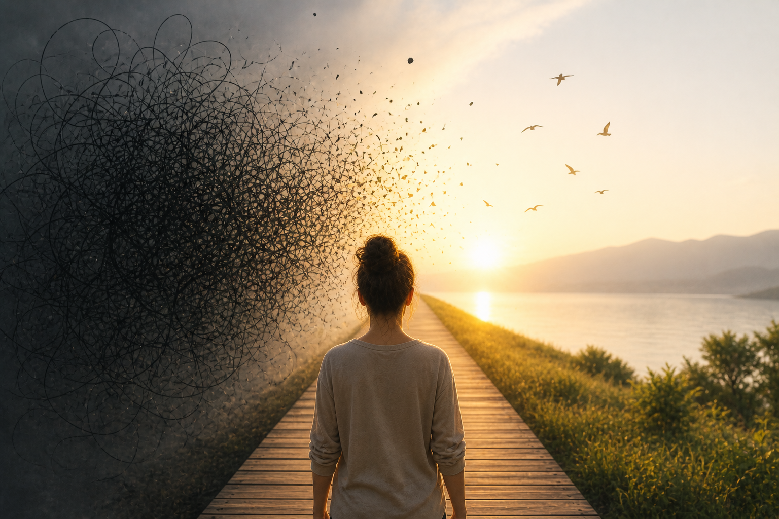 Journey from mental overload to clarity and calm focus